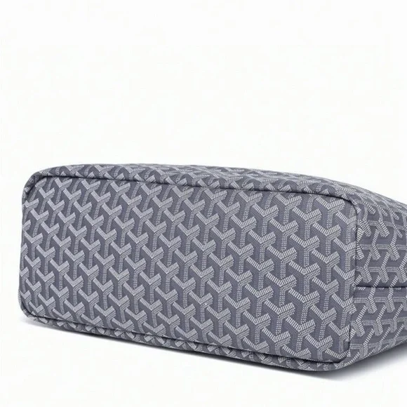 Gray fashion tote bag - Picture 5 of 6